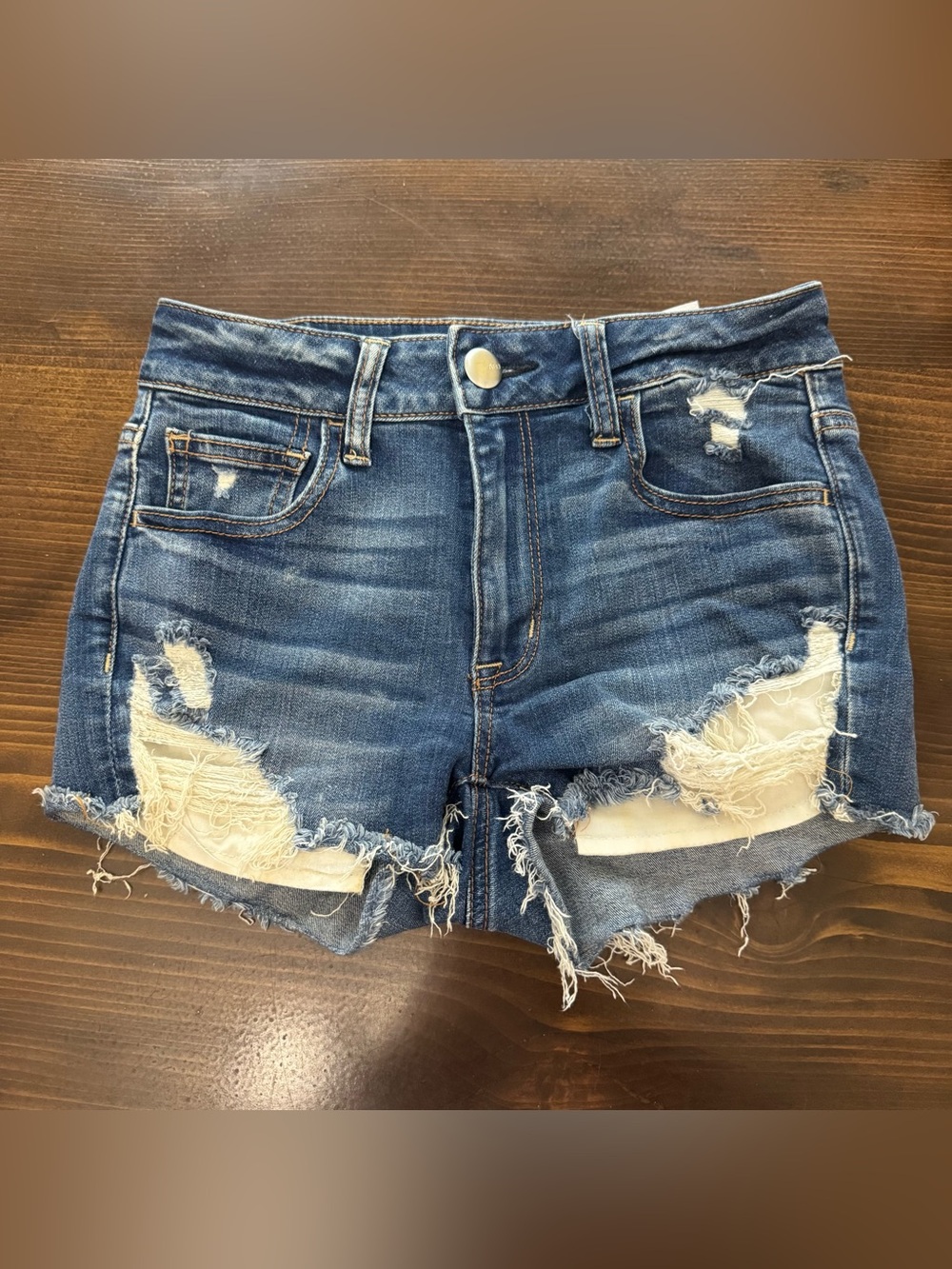American eagle high rise shortie shorts. Super stretch size 4.